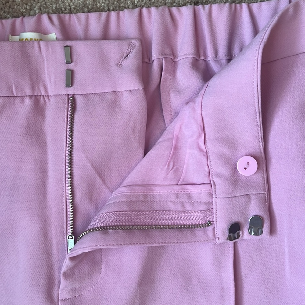 NWT Anthropologie Maeve Lilac Pants - Picture 6 of 12